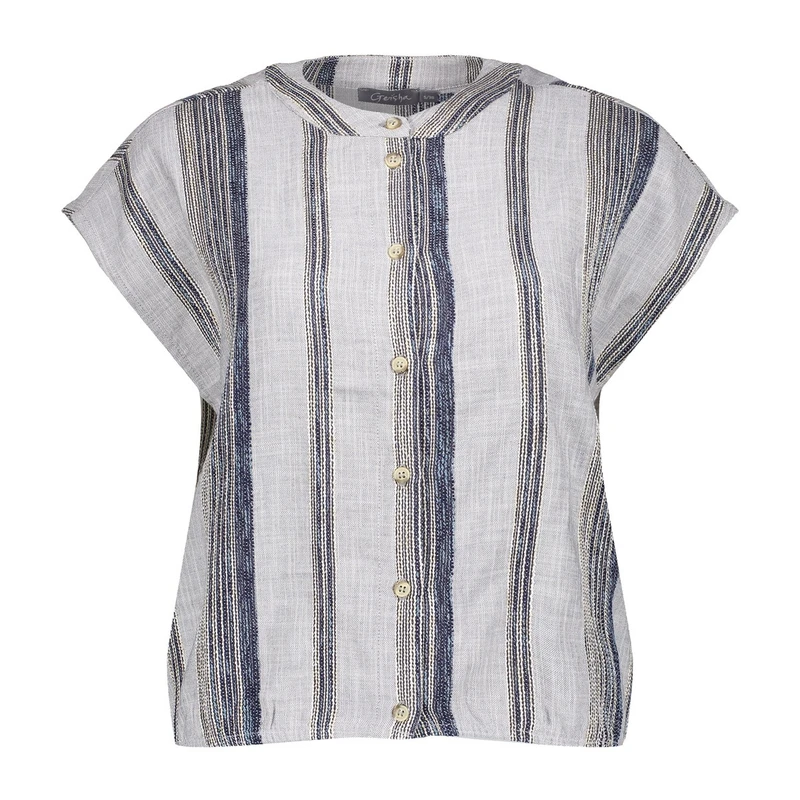 Dames Top 53203-20 Geisha BLAUW DESSIN