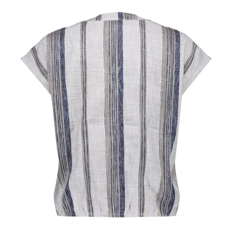 Dames Top 53203-20 Geisha BLAUW DESSIN
