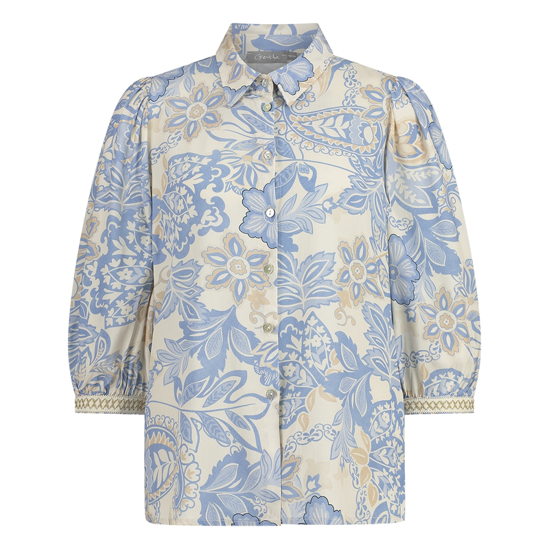 Dames Top 53313-70 Geisha BLAUW MELE