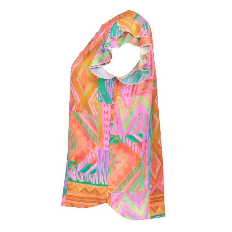Dames Top 53478-20 Geisha ROOD DESSIN