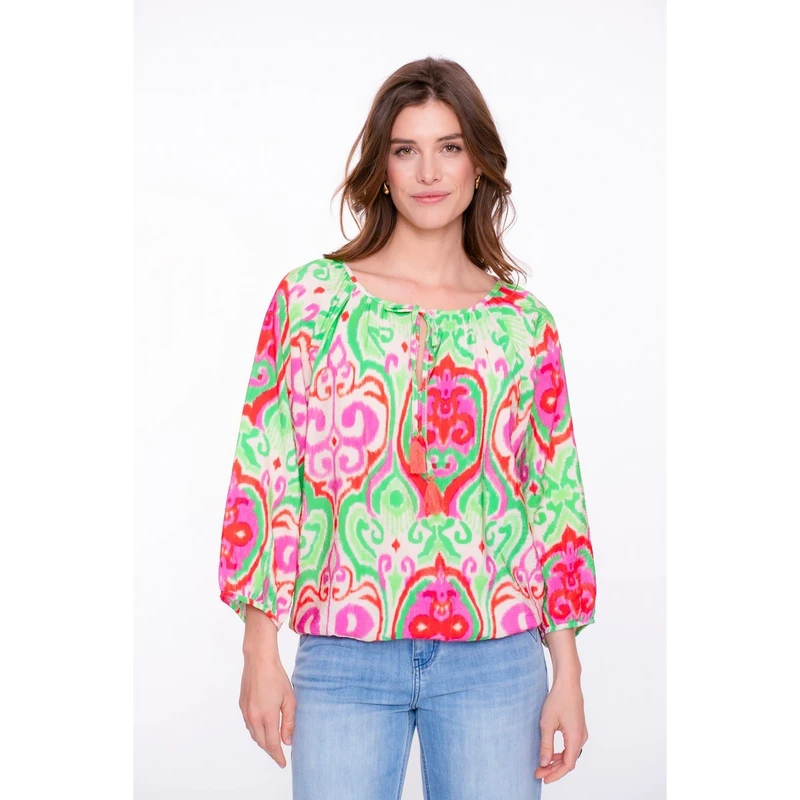 Dames Top 53481-20 Geisha ROOD DESSIN