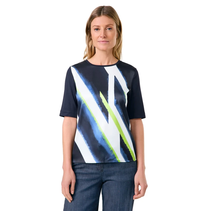 Dames Top 570217-35009 Gerry Weber BLAUW DESSIN