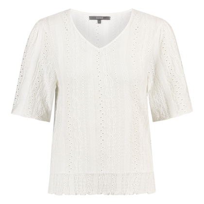 Dames Top ajour vlindermw