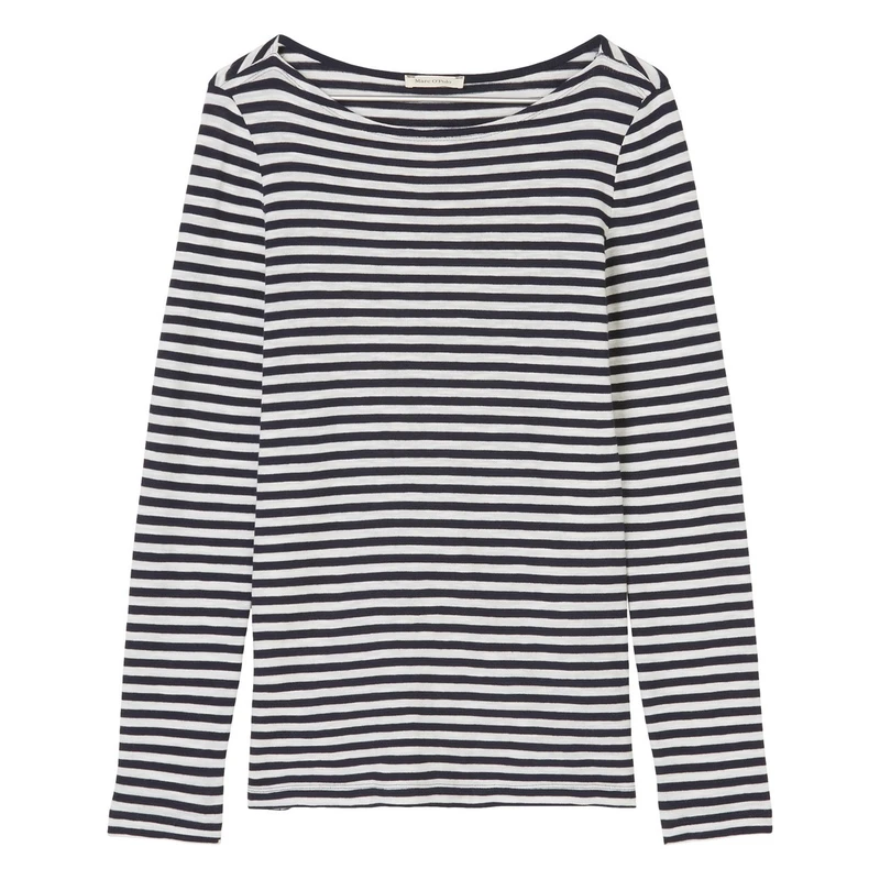 Dames Top B01219652597 Marc O'Polo BLAUW DESSIN