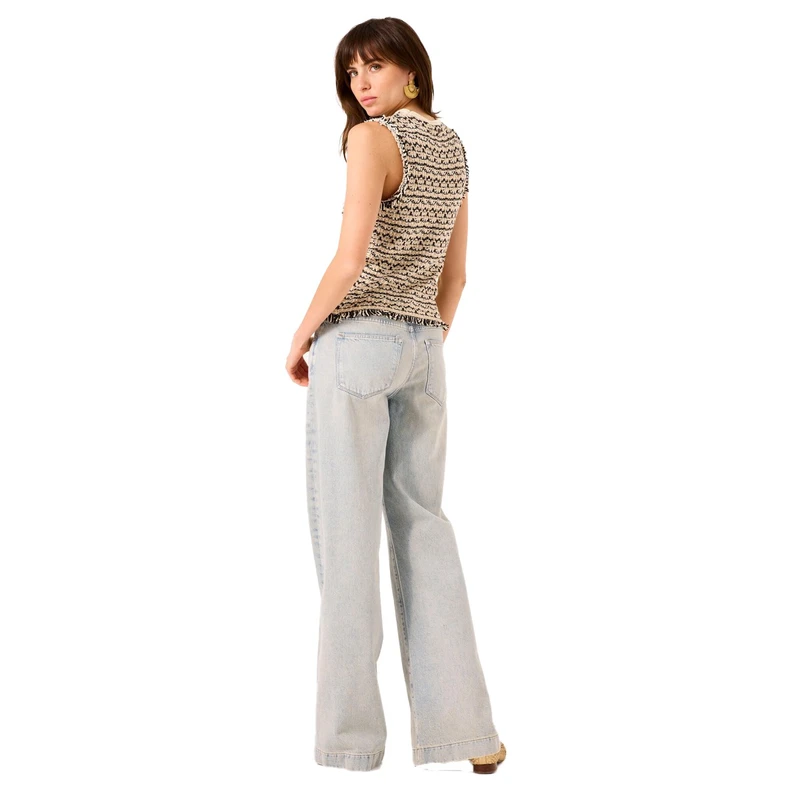 Dames Top B50043 Garcia Wit