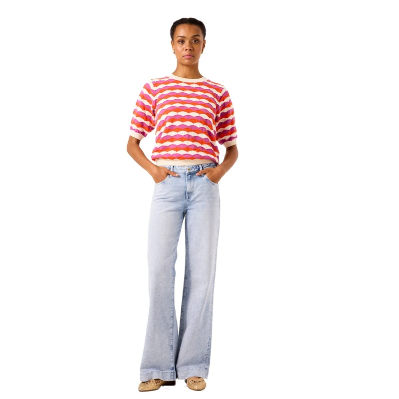 Dames Top C50245 Garcia Wit
