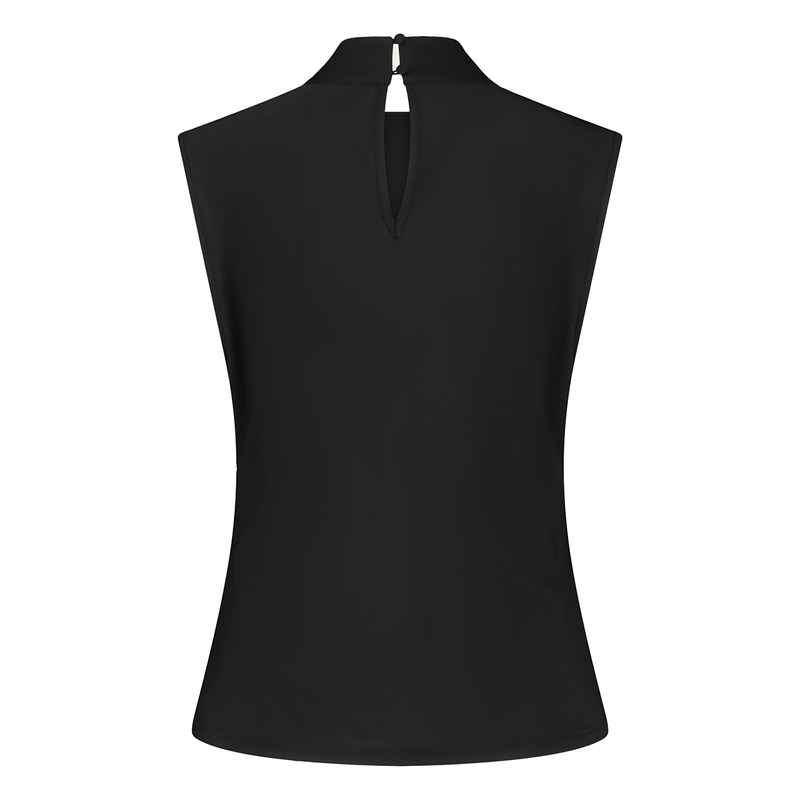 Dames Top CL24-13805 Claudia by Claudia Strater ZWART