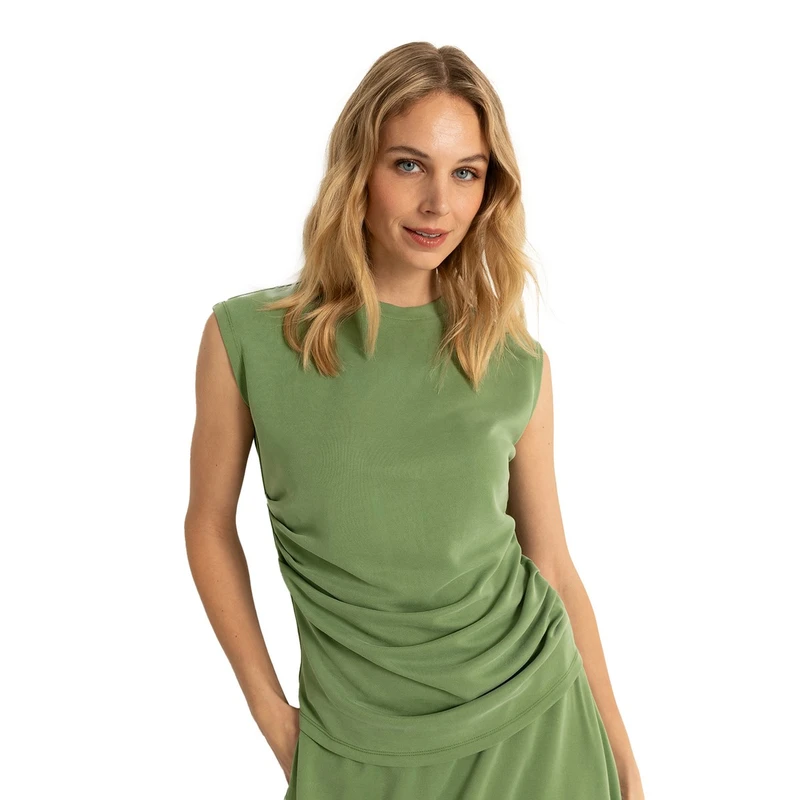 Dames Top CS13-25221 Claudia by Claudia Strater GROEN