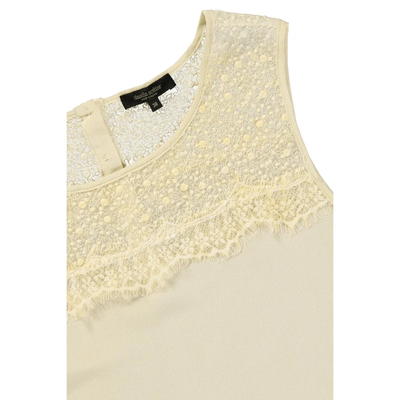Dames Top CS24-14535 Claudia Strater BEIGE