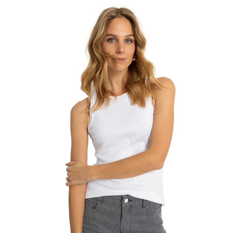 Dames Top CS25-13514 Claudia by Claudia Strater Wit