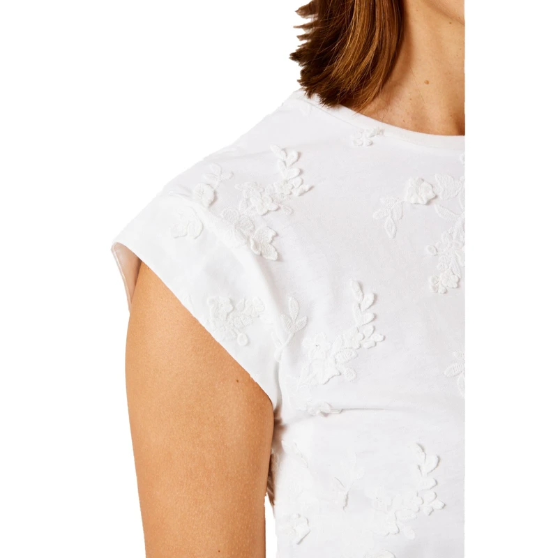 Dames Top D50008 Garcia OFF-WHITE