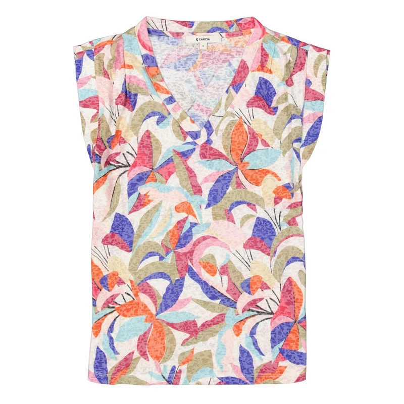 Dames Top D50013 Garcia BLEU