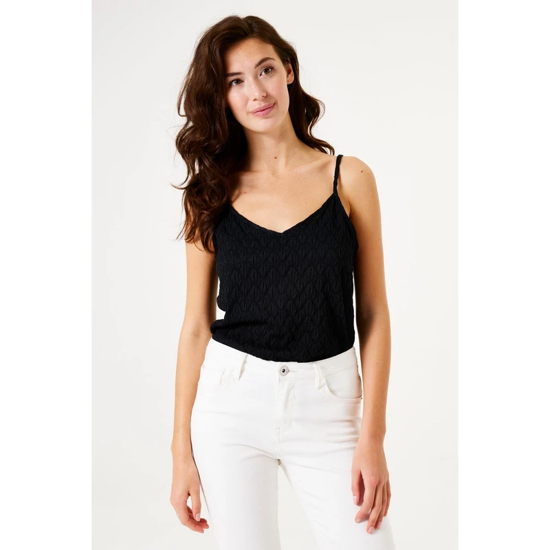 Dames Top D50022 Garcia ZWART