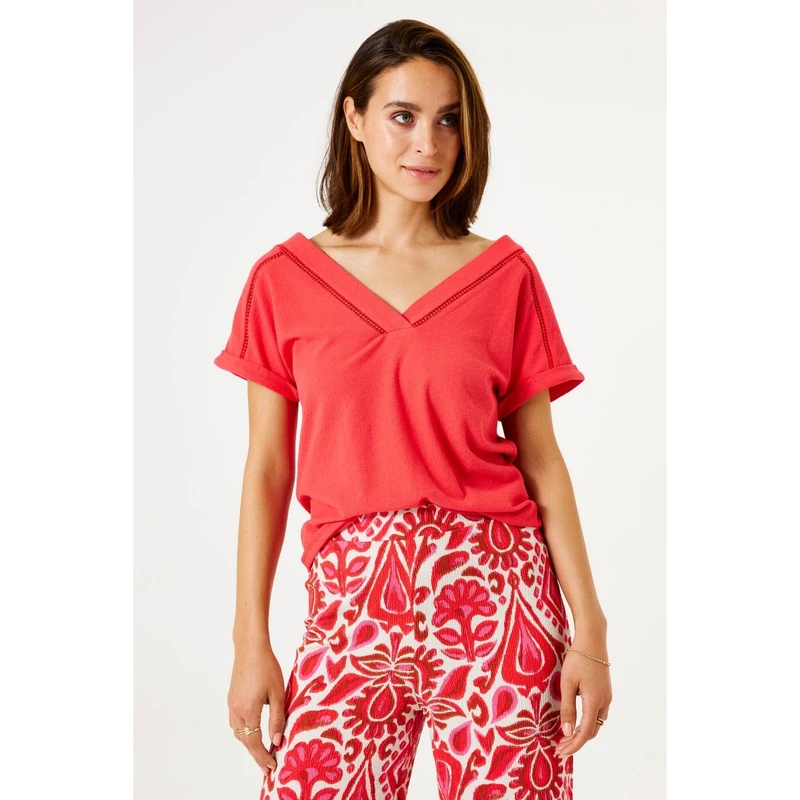 Dames Top E50204 Garcia ROOD