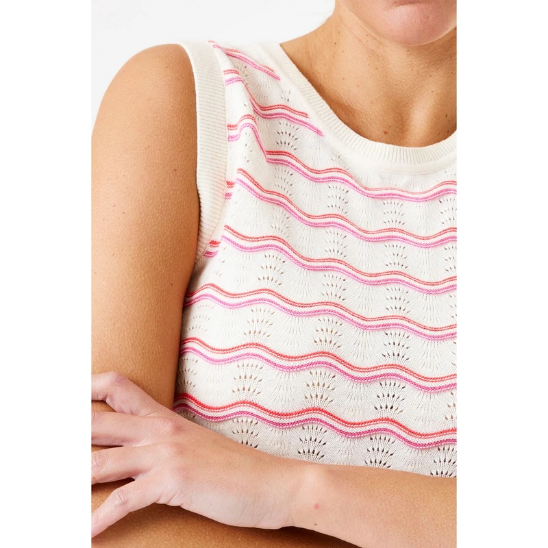 Dames Top E50241 Garcia ECRU