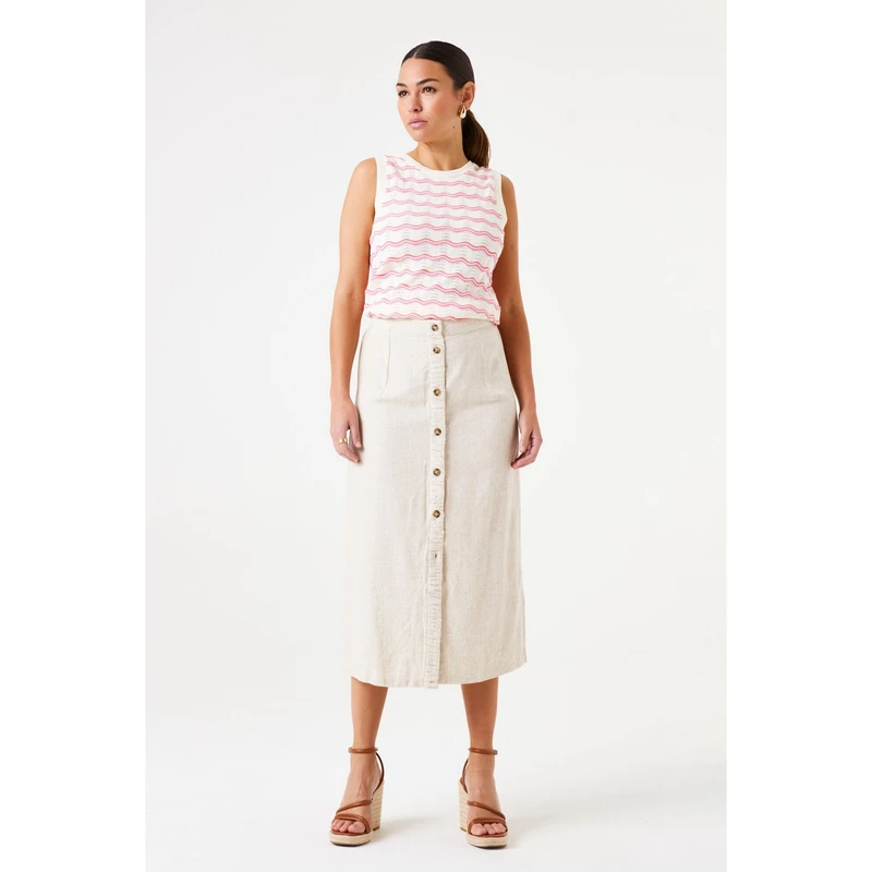 Dames Top E50241 Garcia ECRU