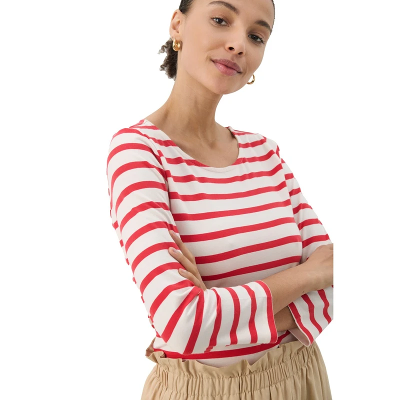 Dames Top Emel Part Two ROOD DESSIN