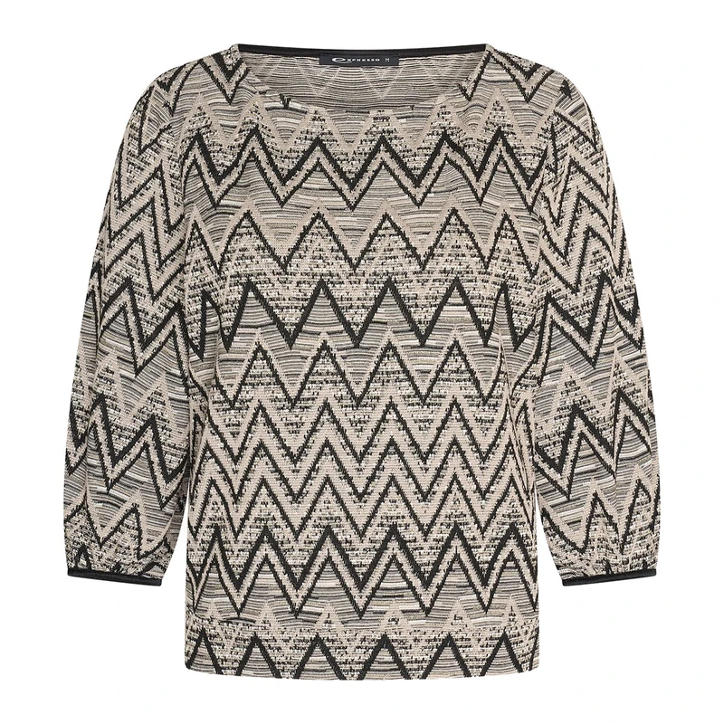Dames Top EX13-25064 Expresso ZWART