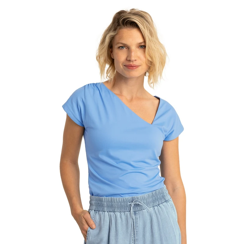 Dames Top EX13-25225 Expresso MIDDEN BLAUW