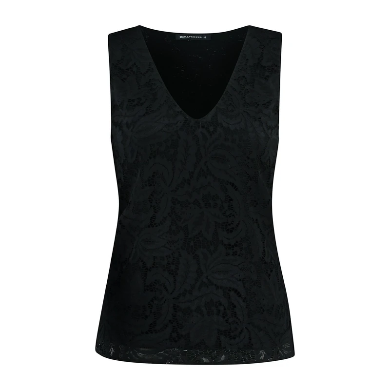 Dames Top EX13-25331 Expresso ZWART