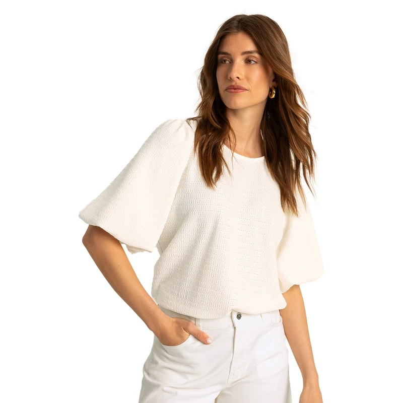 Dames Top EX13-25408 Expresso Wit