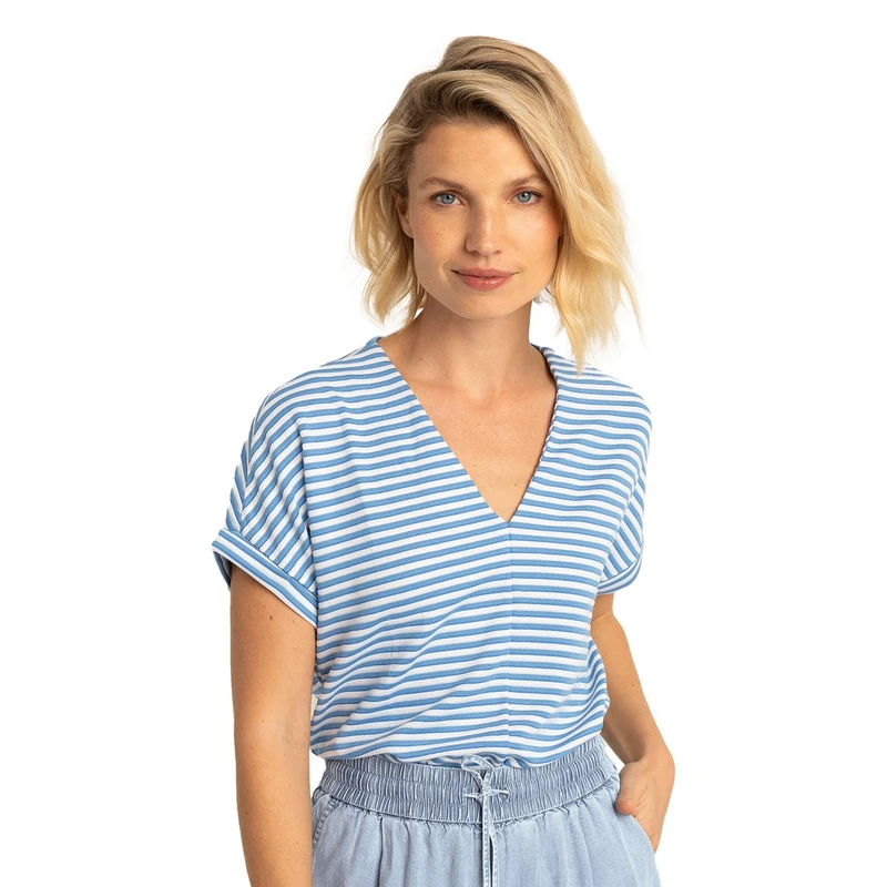 Dames Top EX13-25568 Expresso MIDDEN BLAUW