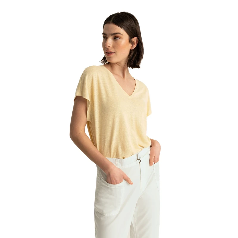 Dames Top EX23-13048 Expresso ZAND