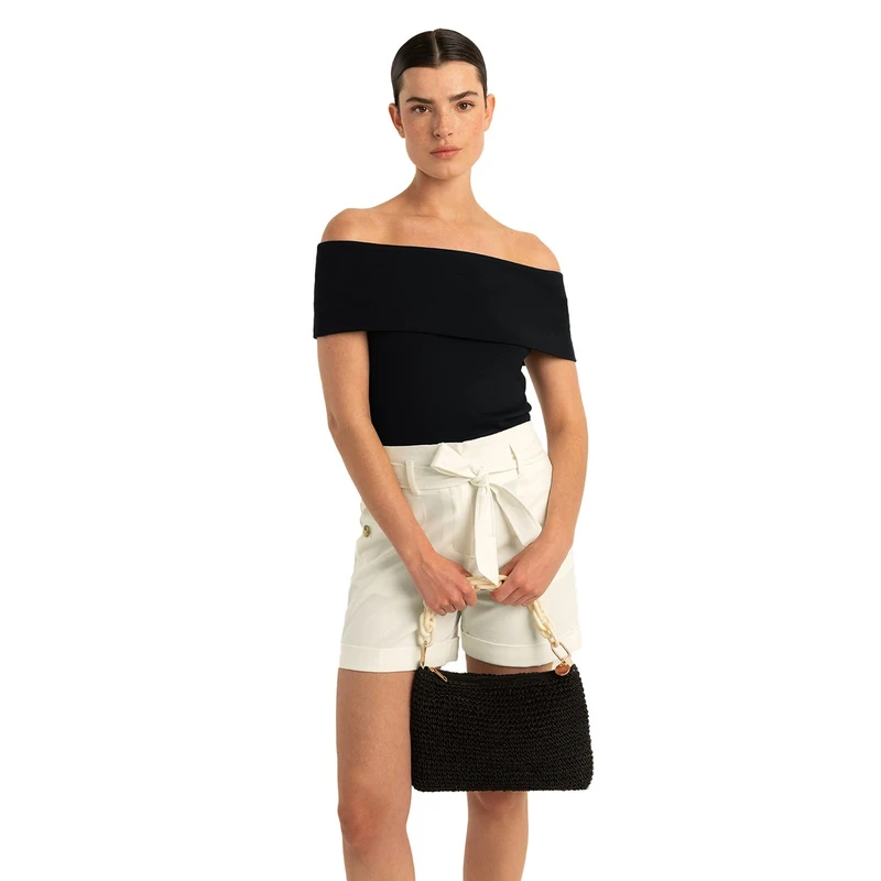 Dames Top EX24-13043 Expresso ZWART