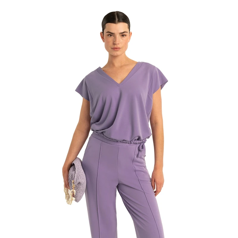 Dames Top EX24-13047 Expresso LAVENDEL