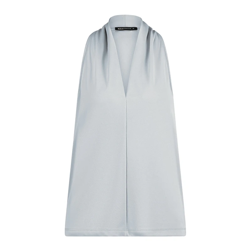 Dames Top EX24-13048 Expresso BLEU