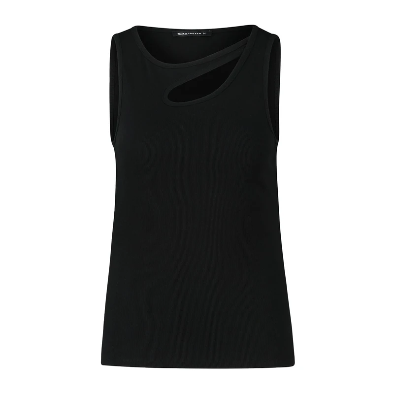 Dames Top EX24-13049 Expresso ZWART