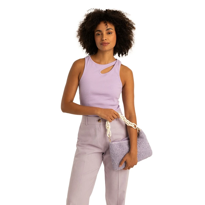 Dames Top EX24-13049 Expresso LILA