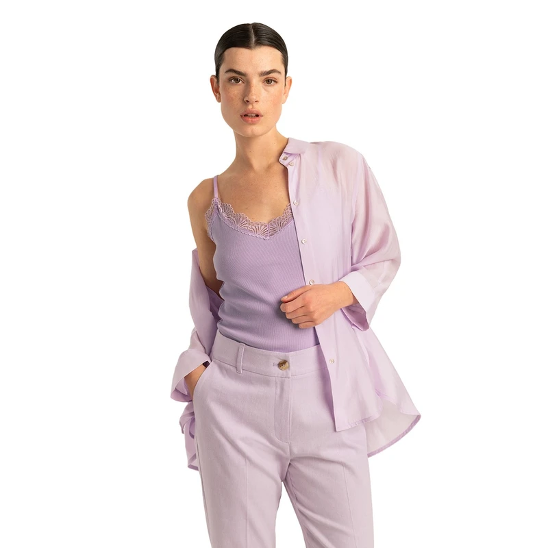 Dames Top EX24-13053 Expresso LILA