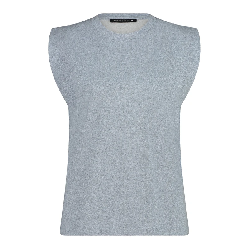 Dames Top EX24-13055 Expresso BLEU