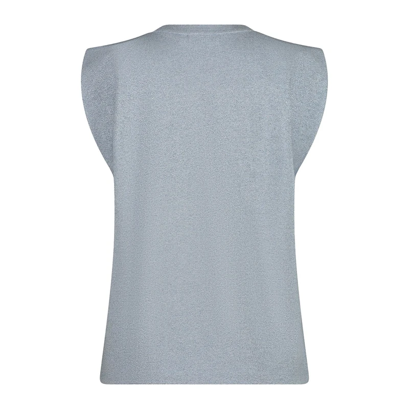 Dames Top EX24-13055 Expresso BLEU