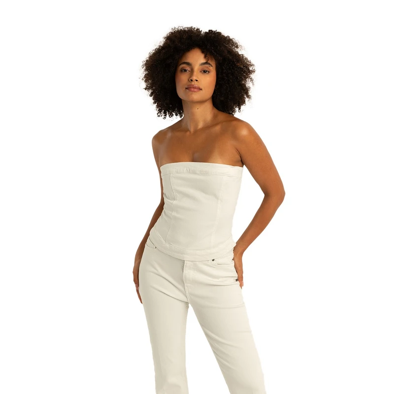 Dames Top EX24-14048 Expresso OFF-WHITE
