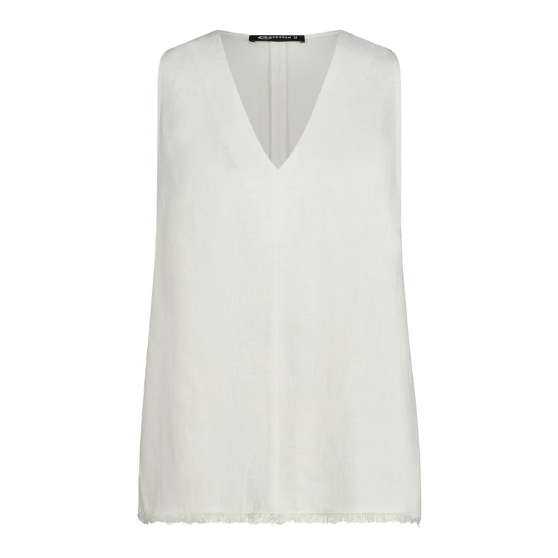 Dames Top EX24-14052 Expresso Wit