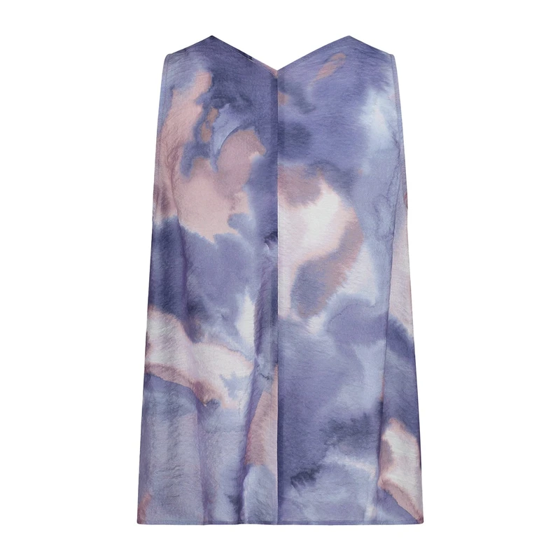 Dames Top EX24-14057 Expresso BLEU