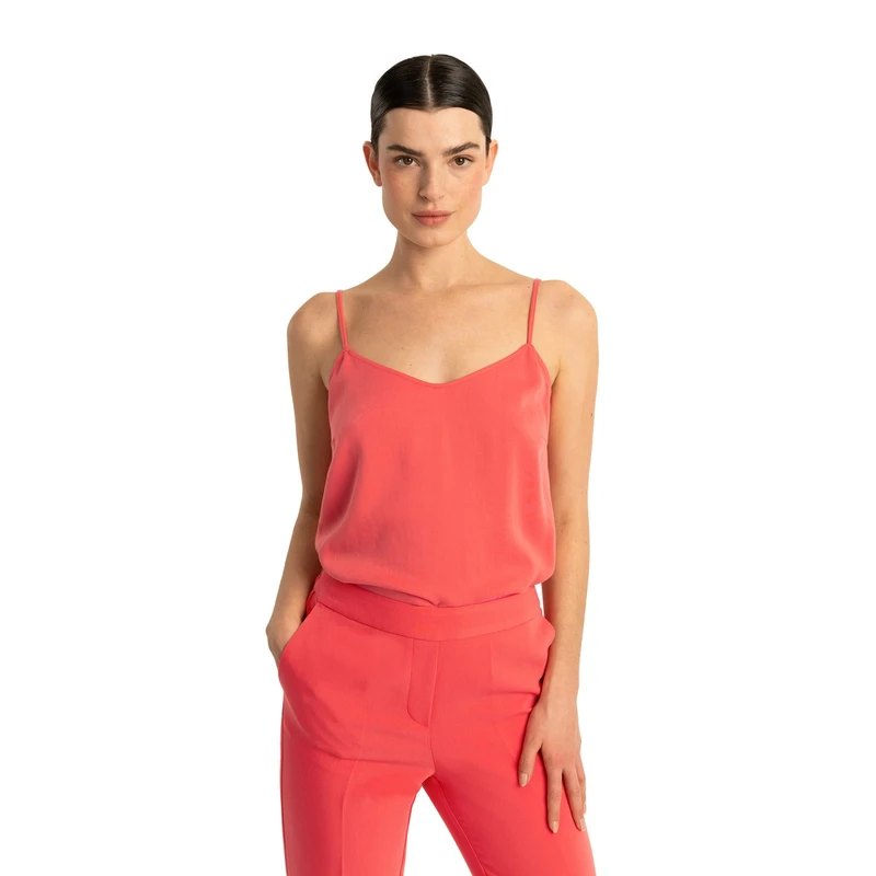 Dames Top EX24-14111 Expresso ROOD