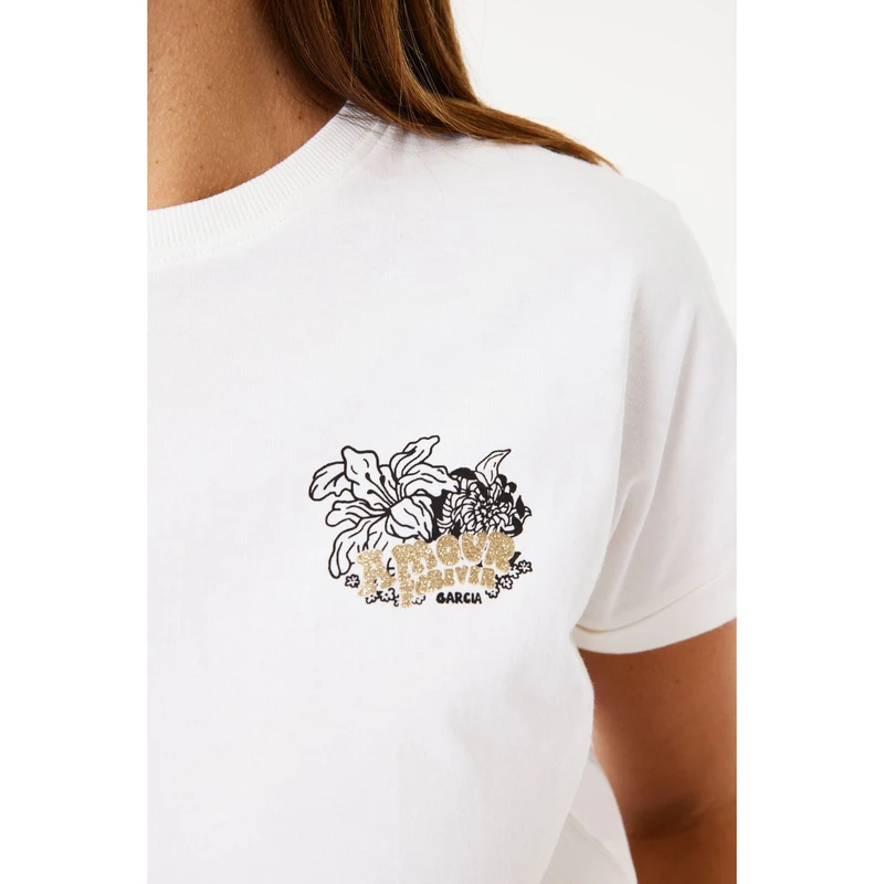 Dames Top F50001 Garcia OFF-WHITE