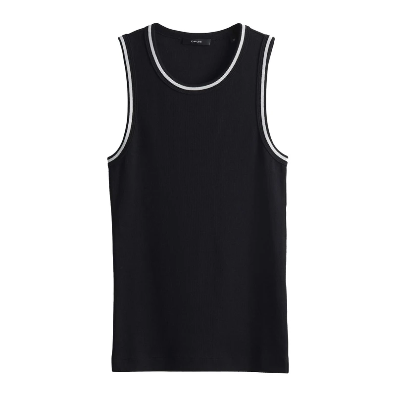 Dames Top Ilesso preppy Opus ZWART