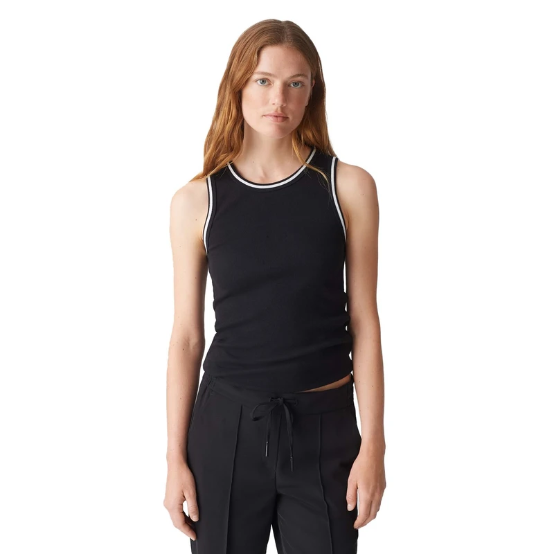 Dames Top Ilesso preppy Opus ZWART