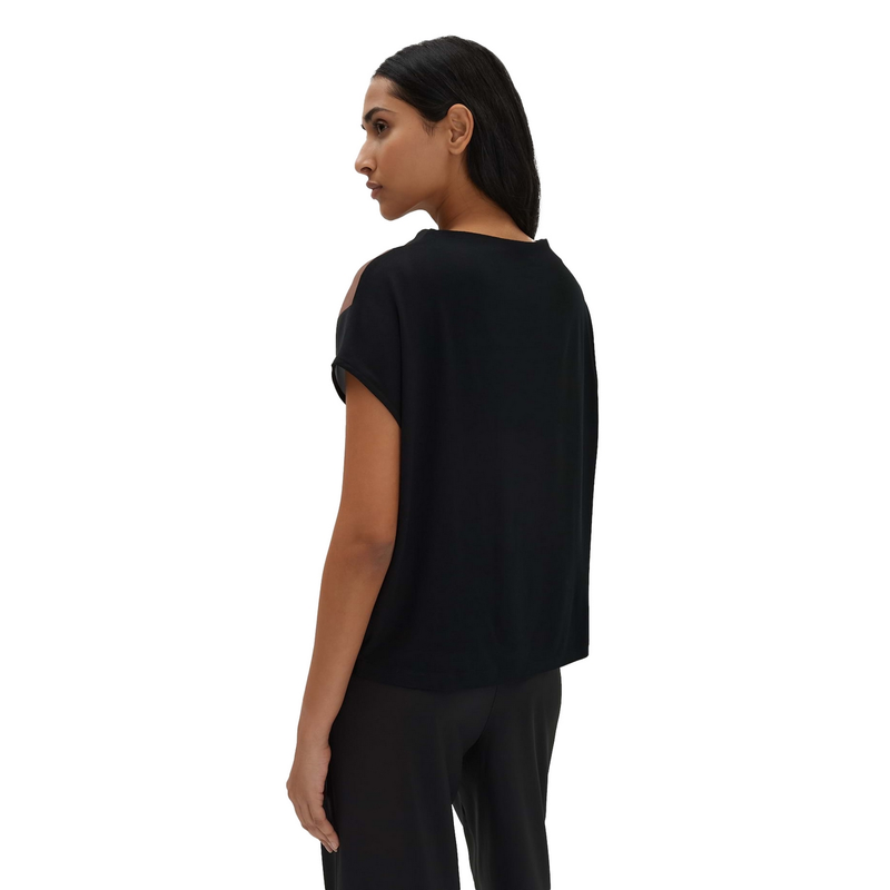 Dames Top Kesora print Someday ZWART