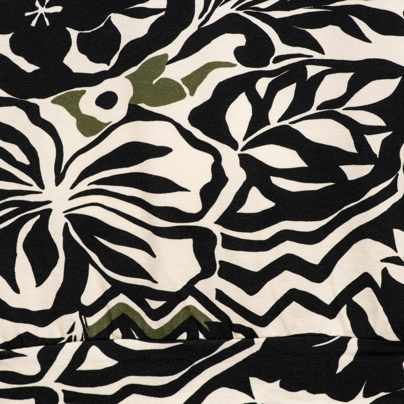 Dames Top LUCIA LEAF &CO Woman ZWART DESSIN