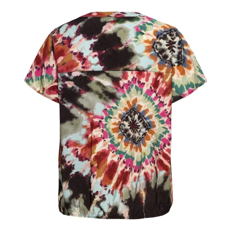 Dames Top NOLA TIE-DYE &CO Woman GROEN DESSIN