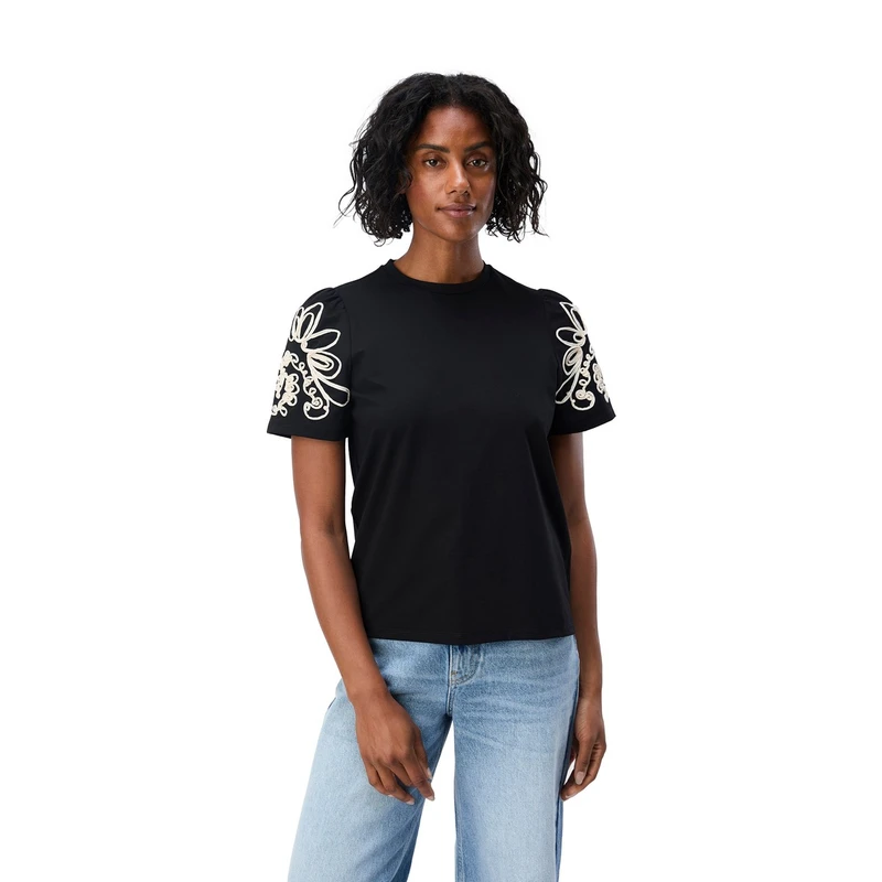Dames Top OBJCAROLINE Object ZWART