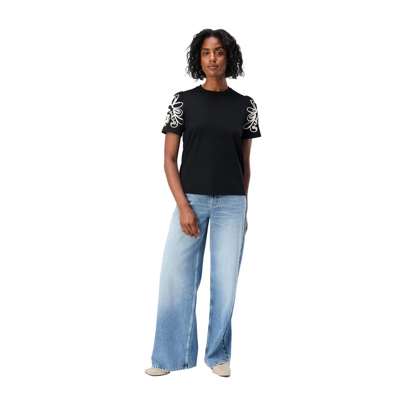 Dames Top OBJCAROLINE Object ZWART