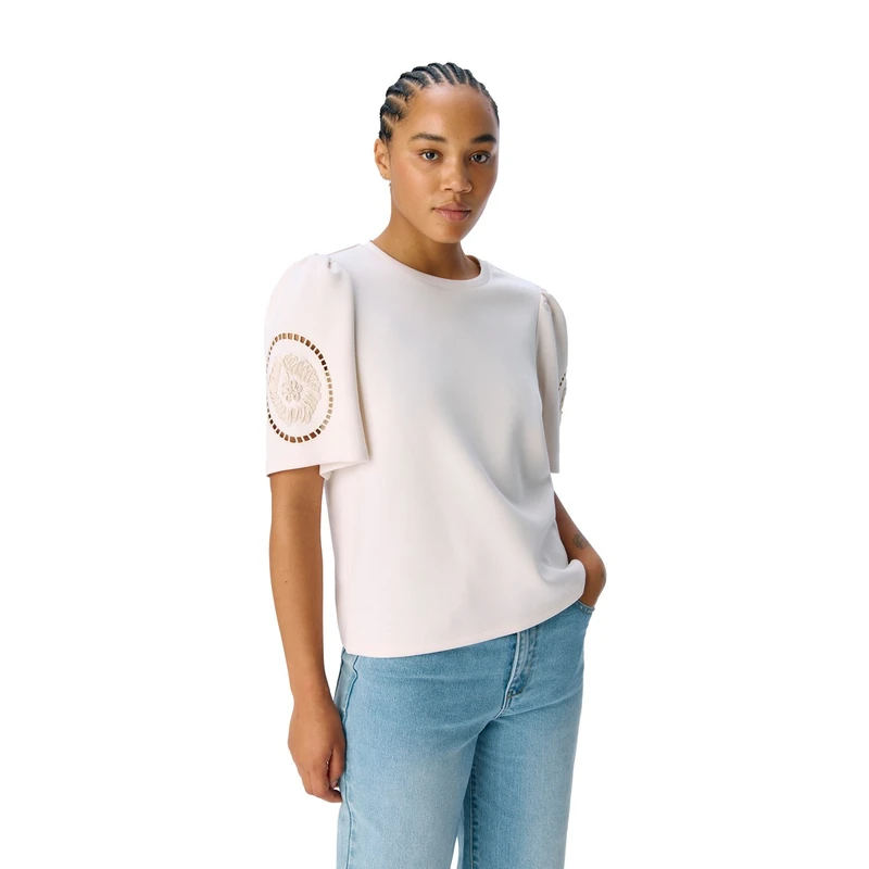 Dames Top OBJDORINA Object NATUREL
