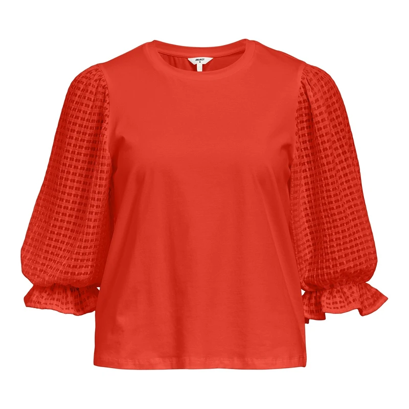 Dames Top OBJELIA Object ROOD