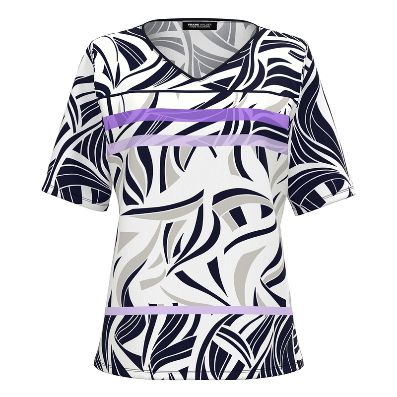 Dames Top S52303406 Frank Walder PAARS DESSIN